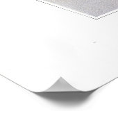 Gedekte Wake-Robin - Trillium undulatum Poster (Hoek)