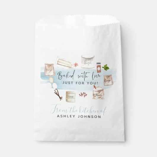 Gedekte Waterverf met liefde Bedankzakje (Voorkant)