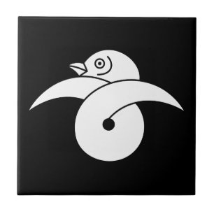 Gedekte wilde gans tegeltje