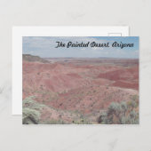 Gedekte woestijn, Arizona Briefkaart (Voorkant / Achterkant)