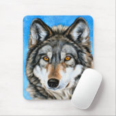 Gedekte Wolf Muismat (Met muis)