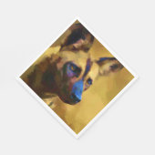 Gedekte Wolf Servet (Hoek)