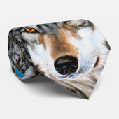 Gedekte Wolf Stropdas (Opgerold)