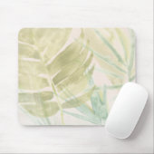 Gedemde tropische bladeren muismat (Met muis)