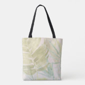 Gedemde tropische bladeren tote bag (Achterkant)