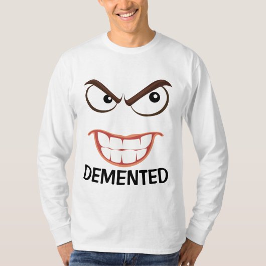 GEDEMENTEERDE T-Hemden, grappigheid T-shirt (Voorkant)