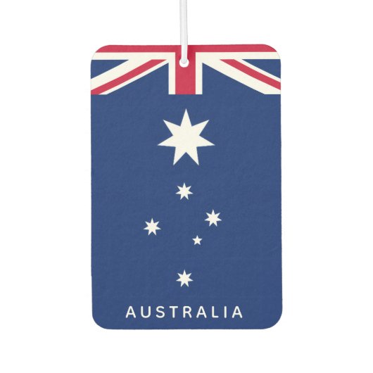 Gedemonteerde Australische vlag Luchtverfrisser (Voorkant)