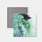 Gedemonteerde tranen magneet (Voorkant / Achterkant)