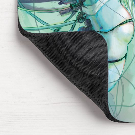 Gedemonteerde tranen Mousepad Muismat (Hoek)