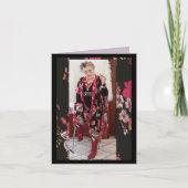 Gedemoreerd Wenskaart Kaart (Voorkant)