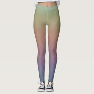 Gedempeld Pastelveld Leggings
