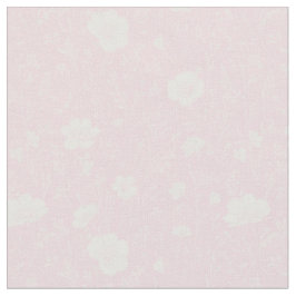 Gedempeld Roze En Witte Wilde Bloem Patroon Stof