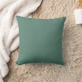 Gedempeld turquoise eenvoudig geometrisch patroon. kussen