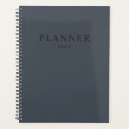 gedempt blauw, asblauw aangepaste Planner