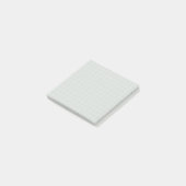 Gedempt blauw geruit patroon Subtiel rasterontwerp Post-it® Notes (Schuin)