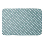 Gedempt Blauwgroen Badmat (Voorkant)