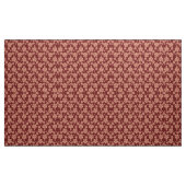 Gedempt Bruin Retro Leaf Abstract Patroon Stof (Yard (91,4 cm))