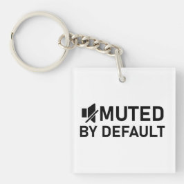 Gedempt door standaard minimalistisch T-shirt Audi Sleutelhanger