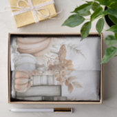 Gedempt gekleurd herfst pompoen plakboek papier (Geschenk)