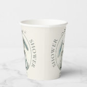 Gedempt gevulde konijntje BABY SHOWER Papieren Bekers (Rechts)