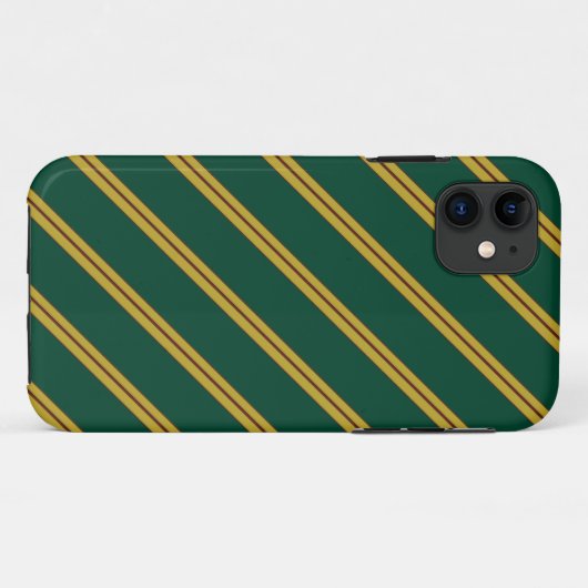 gedempt groen Case-Mate iPhone case (Achterkant (horizontaal))