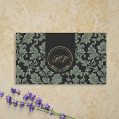 Gedempt groen en donkergrijs Visitekaartje