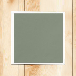 Gedempt groen grijs servet