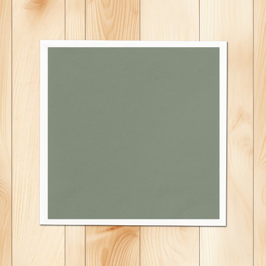 Gedempt groen grijs servet