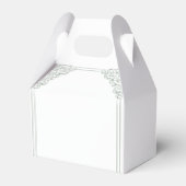 Gedempt groen   Lijst geeft de voorkeur aan bruilo Bedankdoosjes (Achterkant)