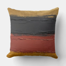 Gedempt koper, goudoker, marsala en houtskool