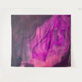 ** gedempt marmeren dromen roze Paarse Abstracte k Wandkleed (Voorkant (horizontaal))