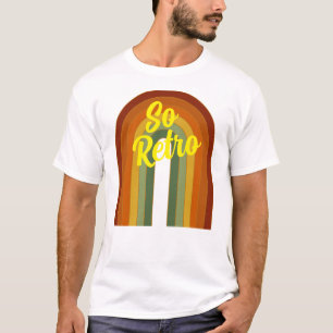 Gedempt met de zoete retro Summer S7ties Groovy Ra T-shirt
