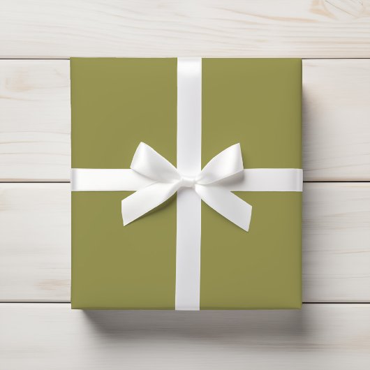 gedempt mos groen aards vast cadeaupapier