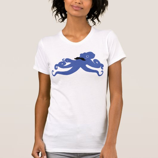 gedempt octopus met een monocle t-shirt (Voorkant)