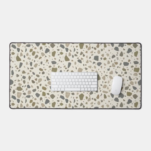 gedempt terrazzo-patroon bureaumat (Keyboard & Muis)