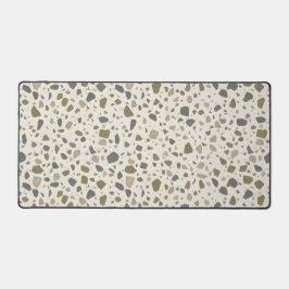 gedempt terrazzo-patroon bureaumat