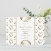 gedempt volleybalbalpatroon meisjes verjaardag kaart (Staand voorkant)