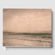 Gedempt zeegezicht schilderij