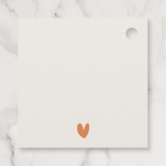 Gedempte aardse Waterverf Afrikaans Landschapsbrui Bedankjes Labels (Achterkant)