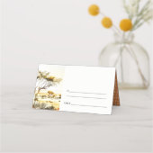 Gedempte aardse Waterverf Afrikaans Landschapsbrui Plaatskaartje (Achterkant)