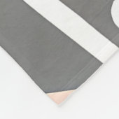 Gedempte aardtinten zon minimalistische kunst fleece deken (Hoek)