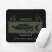 Gedempte Alaska Combat Fisherman Badge Muismat (Met muis)