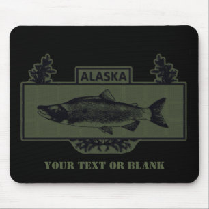 Gedempte Alaska Combat Fisherman Badge Muismat