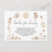 Gedempte Baby Speelgoed Gevulde Dieren Boeken voor Informatiekaartje (Voorkant)