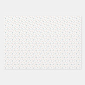 gedempte bloem inpakpapier vel (Voorkant 3)