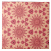 Gedempte bloemen Boho Magic Tegeltje (Voorkant)