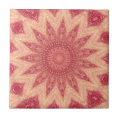 Gedempte bloemen Boho Magic Tegeltje (Voorkant)