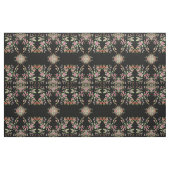Gedempte bloemen en bessen ontwerp stof (Fat Quarter)