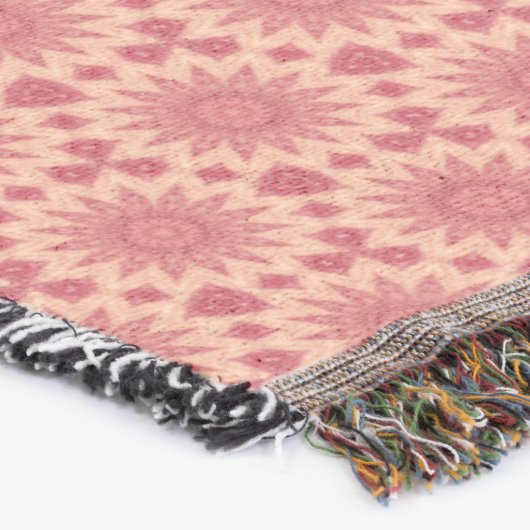 Gedempte bloemige Boho magie Deken (Hoek)