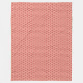 Gedempte bloemige Boho-magië Fleece Deken (Voorkant)
